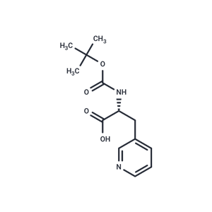 化合物 Boc-3-(3-pyridyl)-D-Ala-OH,Boc-3-(3-pyridyl)-D-Ala-OH