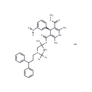 化合物 (S)-Lercanidipine D3 hydrochloride|T12803|TargetMol