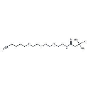 化合物 Boc-N-Amido-PEG4-propargyl,Boc-N-Amido-PEG4-propargyl