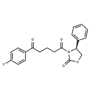 化合物 (S)-1-(4-Fluorophenyl)-5-(2-oxo-4-phenyloxazolidin-3-yl)pentane-1,5-dione|T65826|TargetMol