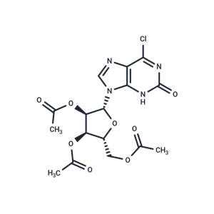 化合物 6-Chloro-2-hydroxy-9-(2,3,5-tri-O-acetyl)-b-D-ribofuranosyl-9H-purine|TNU1077|TargetMol