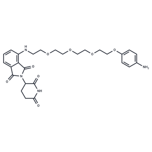 化合物 Pomalidomide-PEG4-Ph-NH2|T7756|TargetMol