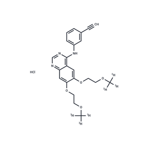 化合物 Erlotinib-d6 hydrochloride|T19312|TargetMol