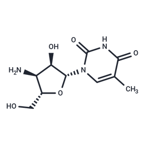 化合物 3’-Amino-3’-deoxy-5-methyluridine|TNU0226|TargetMol