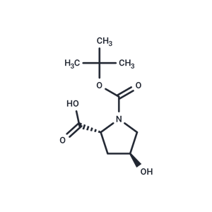 化合物 N-tert-Butoxycarbonyl-trans-4-hydroxy-D-proline|T66976|TargetMol