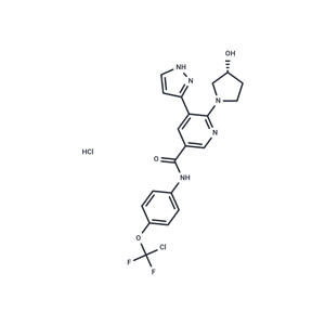 化合物 Asciminib hydrochloride|T63226|TargetMol