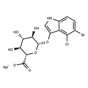 化合物 5-Bromo-4-chloro-3-indolyl-b-D-glucuronide sodium salt,5-Bromo-4-chloro-3-indolyl-b-D-glucuronide sodium salt