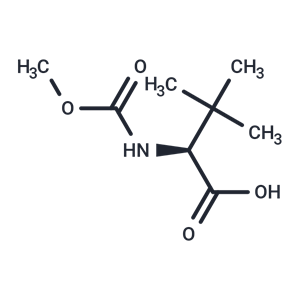 化合物 (S)-2-((Methoxycarbonyl)amino)-3,3-dimethylbutanoic acid|T67026|TargetMol