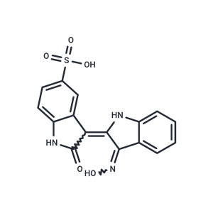 化合物 Indirubin-3'-monoxime-5-sulphonic acid|T11652|TargetMol