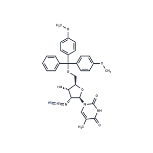 化合物 2’-Azido-2’-deoxy-5’-O-(4,4’-dimethoxytrityl)-5-methyluridine|TNU0967|TargetMol