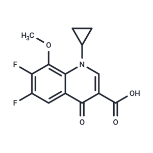 化合物 1-Cyclopropyl-6,7-difluoro-8-methoxy-4-oxo-1,4-dihydroquinoline-3-carboxylic acid|T66948|TargetMol