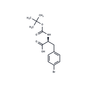 化合物 Boc-Phe(4-Br)-OH|T65475|TargetMol