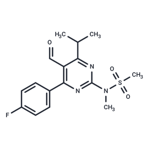 化合物 N-(4-(4-Fluorophenyl)-5-formyl-6-isopropylpyrimidin-2-yl)-N-methylmethanesulfonamide|T65584|TargetMol