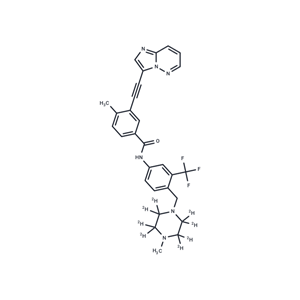 化合物 Ponatinib-d8|T12521|TargetMol