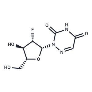 化合物 2’-Deoxy-2’-fluoro-b-D-arabino-6-azauridine|TNU0302|TargetMol