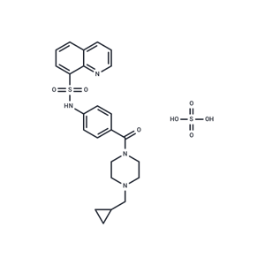 化合物 Mitapivat sulfate anhydrous,Mitapivat sulfate anhydrous