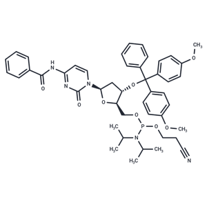 化合物 N4-Bz-3’-O-DMTr-2’-deoxycytidine ? 5’-O-CE-phosphoramidite|TNU1605|TargetMol