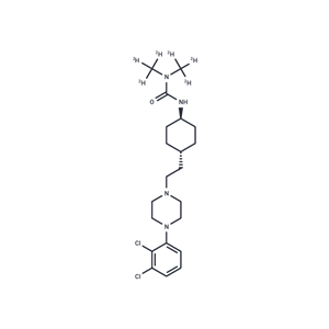 化合物 Cariprazine D6|T10681|TargetMol