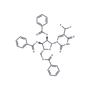 化合物 2’,3’,5’-Tri-O-benzoyl-5-difluoromethyluridine|TNU1088|TargetMol