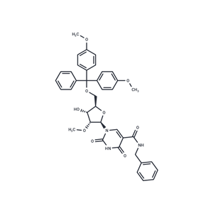 化合物 5-Benzylaminocarbony-2’-O-Me-5’-O-DMT-uridine|TNU0656|TargetMol