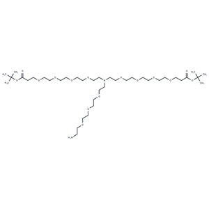 化合物 N-(Amino-PEG3)-N-bis(PEG4-Boc)|T18372|TargetMol