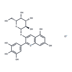 化合物 Delphinidin-3-O-galactoside chloride|TN6613|TargetMol