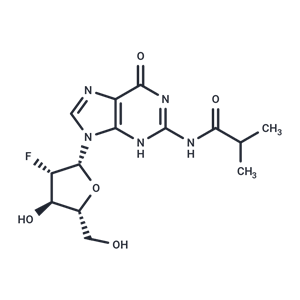 化合物 N2-iso-Butyroyl-2’-fluoro-2’-deoxyarabinoguanosine|TNU1421|TargetMol