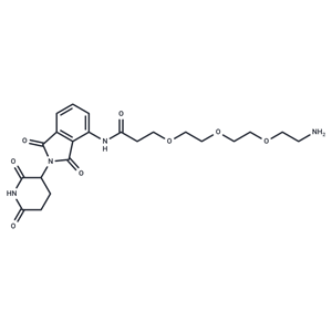 化合物 Pomalidomide-amido-PEG3-C2-NH2|T18553|TargetMol