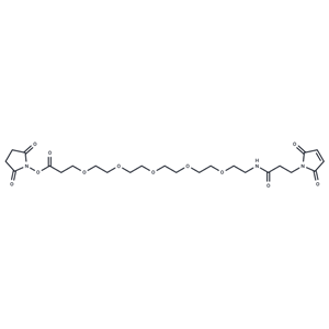 化合物 Mal-amido-PEG5-C2-?NHS ester|T18243|TargetMol