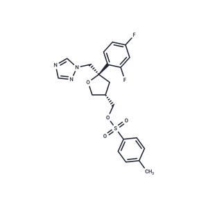 化合物 T64789,((3S,5R)-5-((1H-1,2,4-Triazol-1-yl)methyl)-5-(2,4-difluorophenyl)tetrahydrofuran-3-yl)methyl 4-methylbenzenesulfonate