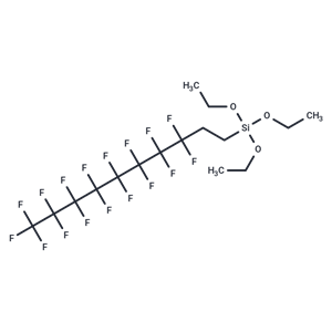 化合物 Triethoxy(3,3,4,4,5,5,6,6,7,7,8,8,9,9,10,10,10-heptadecafluorodecyl)silane|T67125|TargetMol