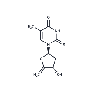 化合物 4’,5’-Didehydro-5’-deoxythymidine,4’,5’-Didehydro-5’-deoxythymidine