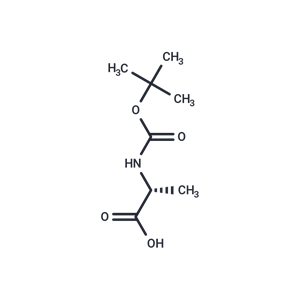 化合物 Boc-D-Ala-OH,Boc-D-Ala-OH