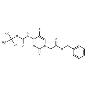 化合物 N4-Boc-5-fluorocytosin-1-yl-acetic ?acid benzyl ester;|TNU1066|TargetMol