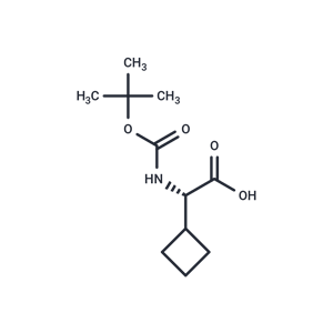 化合物 (S)-2-((tert-Butoxycarbonyl)amino)-2-cyclobutylacetic acid|T65773|TargetMol