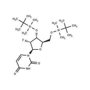 化合物 2’-Deoxy-2’-fluoro-3’,5’-bis-O-TBDMS-uridine|TNU1512|TargetMol