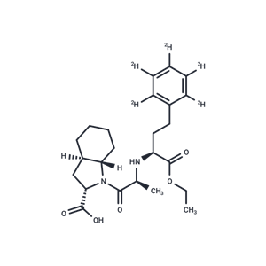 化合物 Trandolapril D5|T13195|TargetMol