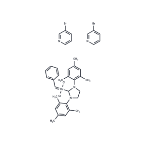 化合物 Dichloro[1,3-bis(2,4,6-trimethylphenyl)-2-imidazolidinylidene](benzylidene)bis(3-bromopyridine)ruthenium(II)|T66399|TargetMol