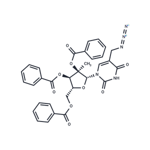 化合物 5-Azidomethyl-2’-beta-methyl-2’,3’,5’-tri-O-benzoyluridine,5-Azidomethyl-2’-beta-methyl-2’,3’,5’-tri-O-benzoyluridine