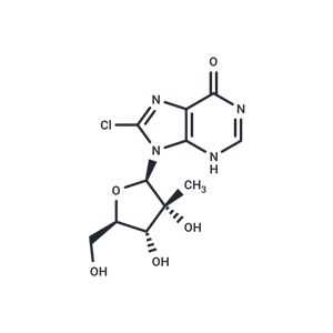 化合物 8-Chloro-2’-beta-C-methyl ? inosine|TNU0553|TargetMol