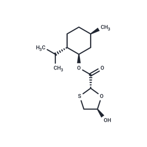 化合物 (2R,5R)-(1R,2S,5R)-2-Isopropyl-5-methylcyclohexyl 5-hydroxy-1,3-oxathiolane-2-carboxylate|T65761|TargetMol