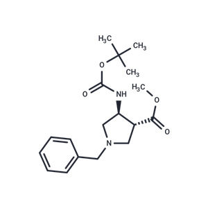 化合物 trans-Methyl 1-benzyl-4-(tert-butoxycarbonylamino)pyrrolidine-3-carboxylate|TNU0689|TargetMol