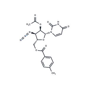 化合物 2’-O-Acetyl-3’-azido-5’-O-(p-Toluoyl))-3’-deoxyuridine|TNU0932|TargetMol