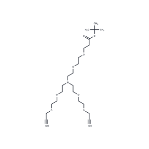 化合物 N-(PEG2-Boc)-N-bis(PEG2-propargyl)|T16243|TargetMol