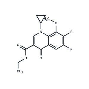 化合物 Ethyl 1-cyclopropyl-6,7-difluoro-8-methoxy-4-oxo-1,4-dihydroquinoline-3-carboxylate,Ethyl 1-cyclopropyl-6,7-difluoro-8-methoxy-4-oxo-1,4-dihydroquinoline-3-carboxylate