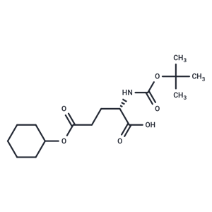 化合物 Boc-Glu(OcHex)-OH|T67516|TargetMol