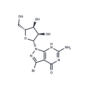 化合物 8-Aza-7-bromo-7-deazaguanosine|TNU0275|TargetMol