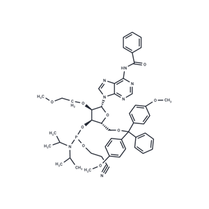 化合物 2’-O-MOE-A(Bz)-3’-phosphoramidite|TNU0958|TargetMol