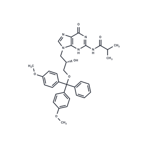 化合物 (S)-9-[3-(4,4’-Dime ? thoxytrityloxy)-2-hydroxypropyl]-N2-isobutyrylguanine|TNU1439|TargetMol