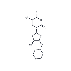 化合物 5’-Deoxy-5’-(4-morpholinyl)thymidine|TNU1405|TargetMol